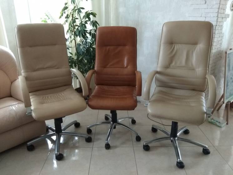 Кресло руководителей комплект, шкіряні офісні крісла кабінетні
