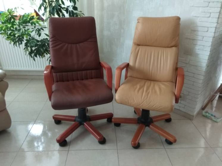 Кресло кожаное для офиса, офісне крісло для компютера, стул, офіс