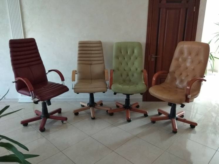 Шкіряні крісла для директорів, кабінетні, кресла для руководителей, ст