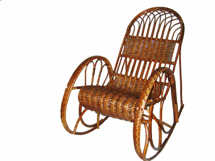 Кресло-качалка плетеное из лозы «Восход-2»