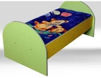 Кровать детская 1400*600 с радиусными спинками